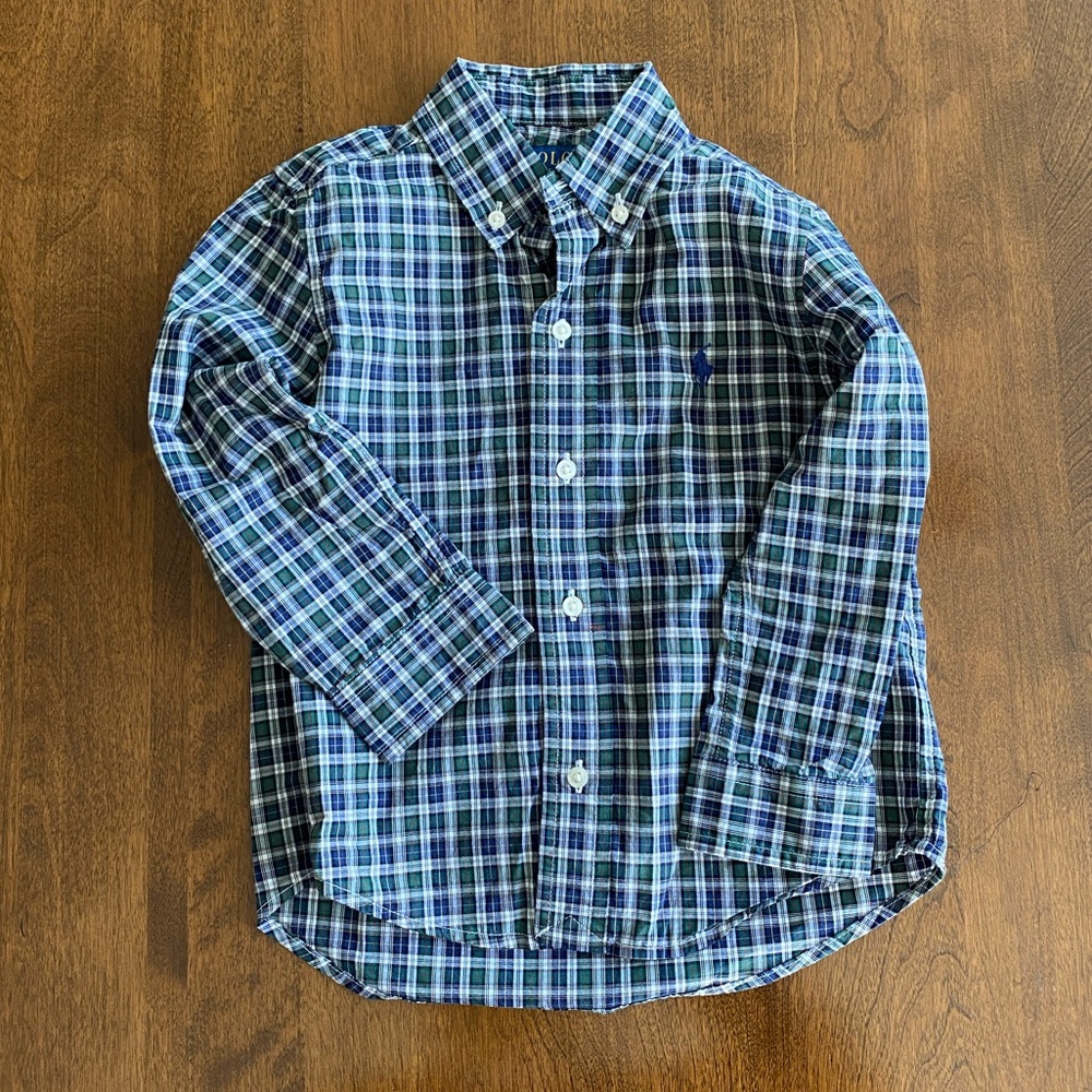 Ralph Lauren Polo Plaid Button Down